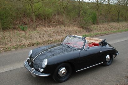 null 
PORSCHE 356 B 1600S cabriolet - 1963

Châssis #158009 Moteur type 
616/T6 (1600S). 



Le...