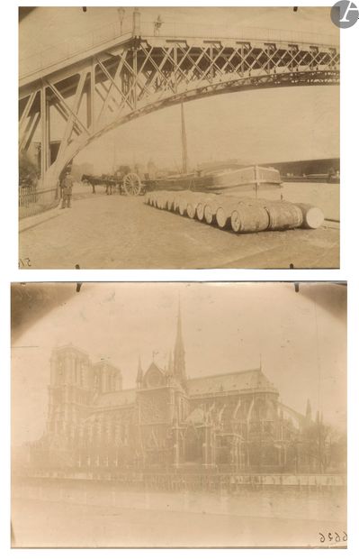 null Eugène Atget (1857-1927
)Notre-Dame de Paris. Square Notre-Dame. Marie Bridge....