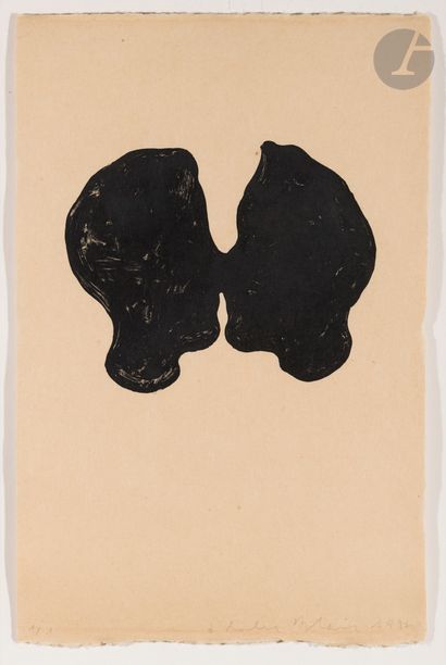 null Jean-Charles Blais (né en 1956)
Couple. 1994. 
Lithographie. 51 x 33 cm. 
Très...