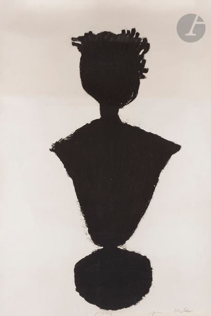 null Michel Haas (1934-2019)
Figure. Vers 1990.
Gravure au carborundum. 125 x 85 cm....