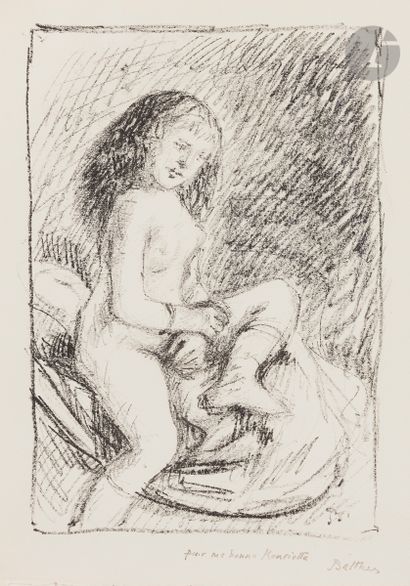 null Balthus (Balthasar Kłossowski, dit) (1908-2001)
Jeune fille assise. (Projet...