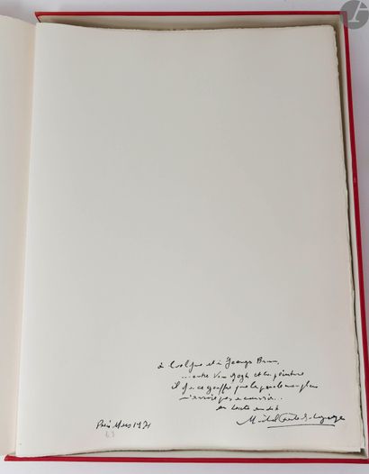  FARDOULIS-LAGRANGE (Michel). Sur Matta. Paris : Pierre Belfond, [1970]. — In-folio,...
