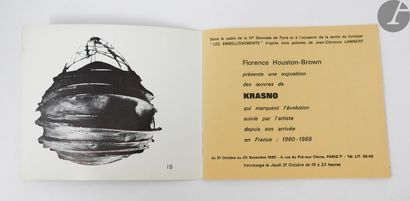 null KRASNO (Rodolfo).
Les Embellissements.
Paris : Florence Houston-Brown, 1965....