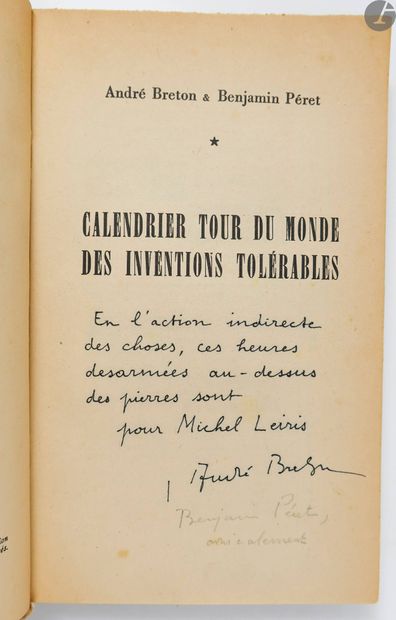  BRETON (André) - PÉRET (Benjamin). Almanach surréaliste du demi-siècle. Paris :...