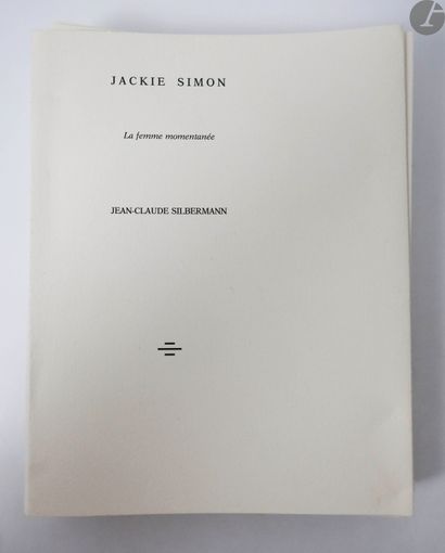 null SIMON (Jackie) - SILBERMANN (Jean-Claude).
La Femme momentanée.
S.l., [1992]....