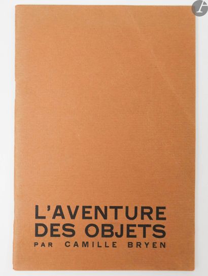 null BRYEN (Camille
)The Adventure of objects. Foreword by J.-H. Levesque.
Paris...