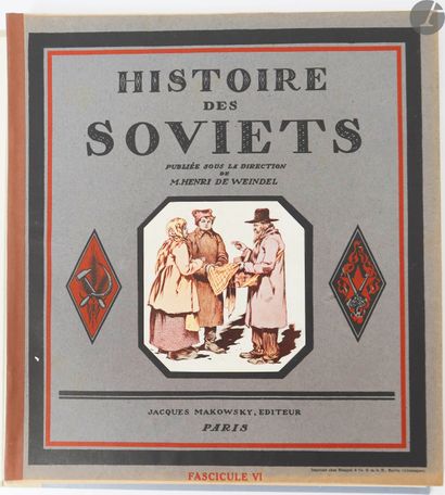 null WEINDEL (Henri de).
Histoire des soviets.
Paris : Jacques Makowsky, [1922]....