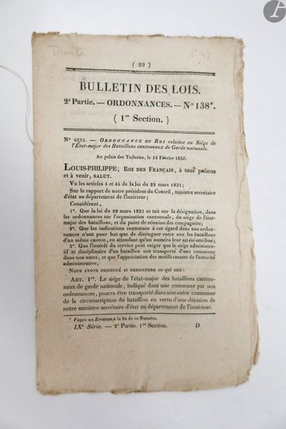 null [ESCLAVAGE].
Ensemble de 10 recueils de lois, chacun comprenant un texte consacré...