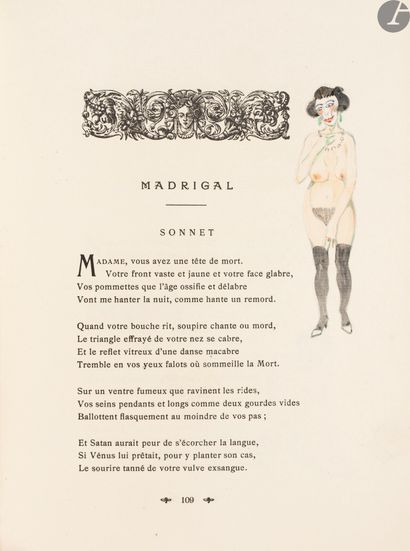 null [CURIOSA] - HARAUCOURT (Edmond).
The Legend of the Sexes. Hysterical poems....