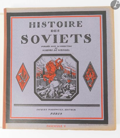 null WEINDEL (Henri de).
Histoire des soviets.
Paris : Jacques Makowsky, [1922]....