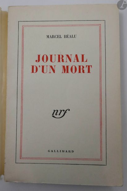  *BÉALU (Marcel). Ensemble de 3 ouvrages dédicacés à Évrard de Rouvre : - L'AVENTURE...