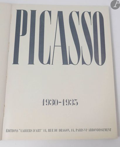 null PICASSO (Pablo).
Picasso. 1930-1935.
Paris : Cahiers d'art, [1936]. — In-4,...