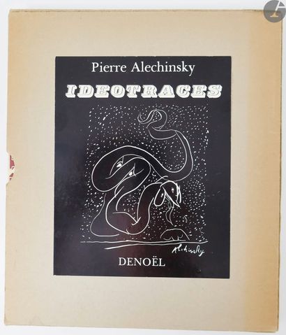null ALECHINSKY (Pierre).
Ideotraces.
Paris : Denoël, [1966]. — In-4, cartonnage...