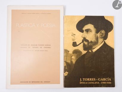 null TORRES GARCIA (Joaquín).
Ensemble de quinze livres et brochures composés par...