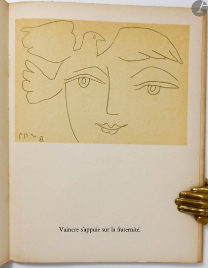 null ELUARD (Paul) - PICASSO (Pablo).
Le Visage de la Paix.
Paris : Cercle d'art,...