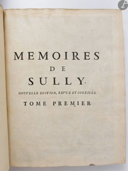  SULLY (Maximilien de Béthune, duc de). Mémoires de Maximilien de Bethune, duc de...