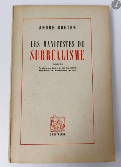 null BRETON (André).
Les Manifestes du surréalisme followed by Prolégomènes à un...