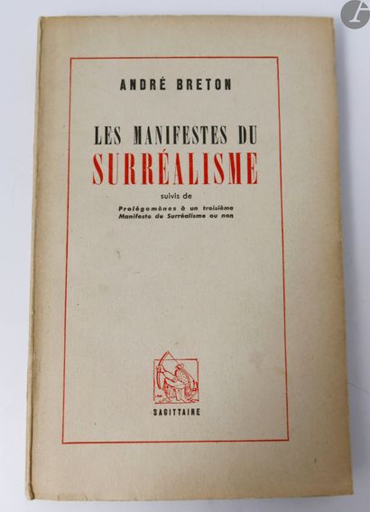 null BRETON (André).
Les Manifestes du surréalisme suivis de Prolégomènes à un troisième...