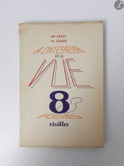 null ÉLUARD (Paul) - ERNST (Max).
À l'intérieur de la vue. 8 poèmes visibles.
Paris...