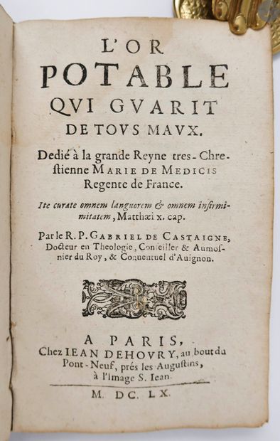 null CASTAIGNE (Gabriel de).
The Works of the R. P. Gabriel de Vastaigne, Both Medicinal...