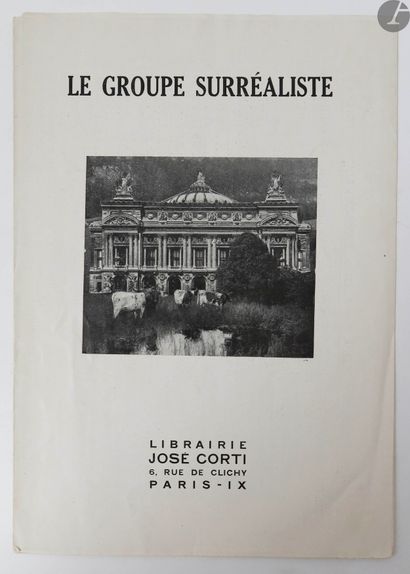 CORTI (Librairie José). Livres et publications surréalistes. Paris : Librairie José...