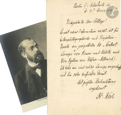 null Robert KOCH (1843-1910) médecin allemand, découvreur du bacille de la tuberculose....