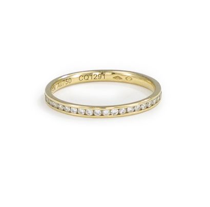 null MAUBOUSSIN

Wedding ring in 18K (750) gold entirely set with round brilliant-cut...