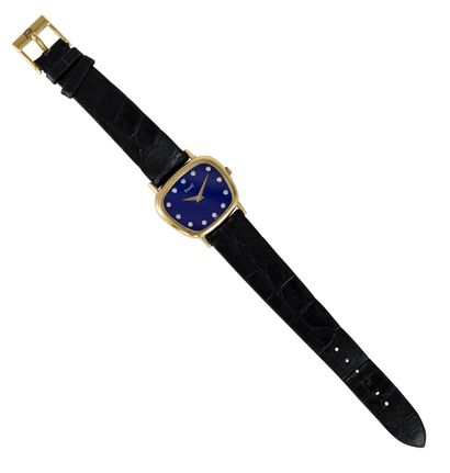null PIAGET Ref 9485 

N° 298168

Ladies' wristwatch in 18K (750) gold, lapis lazuli...