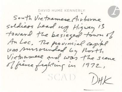 null 
David Hume Kennerly (1947)

Into hell. South Vietnamese Airborne troops advance...