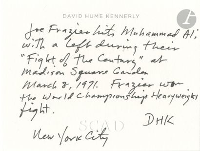 null 
David Hume Kennerly (1947)

Muhammad Ali vs Joe Frazier «Fight of the Century»,...