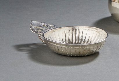 null SAINT-MAIXENT SECOND HALF OF THE 18th CENTURY 
Silver wine cup the body embossed...