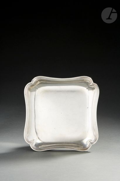 BAYONNE CIRCA 1779 
Rectangular silver bowl...