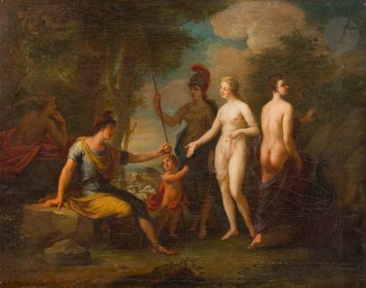 null Attributed to Jean-Marc NATTIER (1685 - 1766)
The judgment of Pâris
Canvas
Bears...