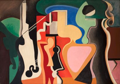 Auguste HERBIN (1882-1960)
Composition, 1927
Huile...