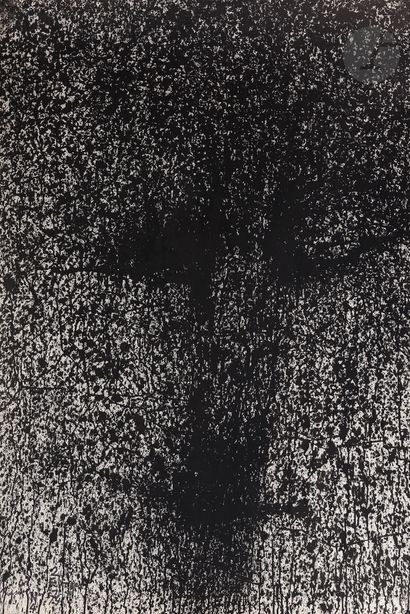 null Mario PRASSINOS (1916-1985)
Shroud, 1974
India ink on paper.
Stamped and dated...