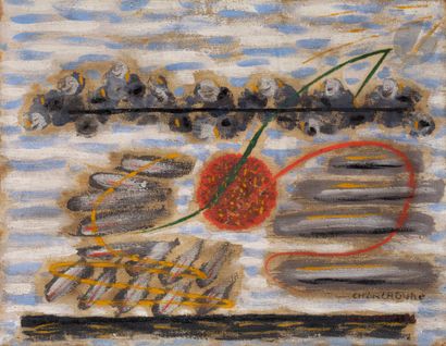 null Serge CHARCHOUNE [russe] (1888-1975)
Le Soleil, 1928
Huile sur toile.
Signée...