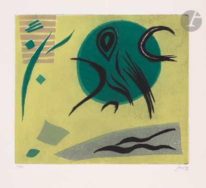 null Henri GOETZ [franco-américain] (1909-1989)
Composition
Eau-forte et aquatinte.
Signée...