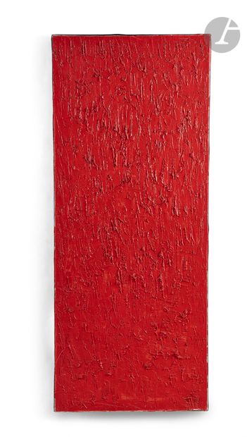 null Bernard AUBERTIN (1934-2015
)Monochrome rouge, 1959Oil
on canvas.
Unsigned....