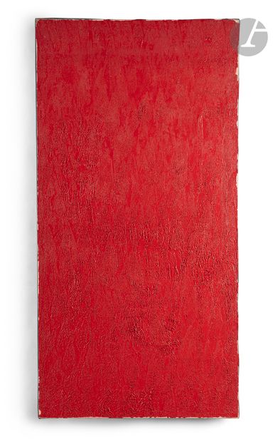 null Bernard AUBERTIN (1934-2015)
Monochrome rouge, 1959
Huile sur toile.
Signée...