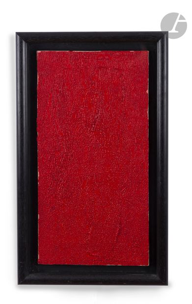 null Bernard AUBERTIN (1934-2015)
Monochrome rouge, 1959
Huile sur toile.
Signée...