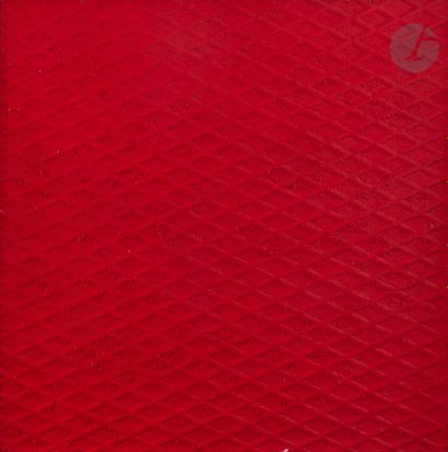 null Bernard AUBERTIN (1934-2015)
Monochrome rouge, 1982
Technique mixte sur panneau.
Signée,...