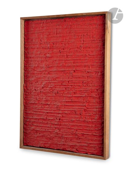 Bernard AUBERTIN (1934-2015)
Monochrome rouge,...