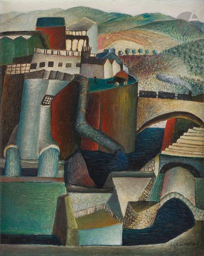 null Aristide CAILLAUD (1902-1990
)Landscape at the factoryOil
on canvas.
Signed...