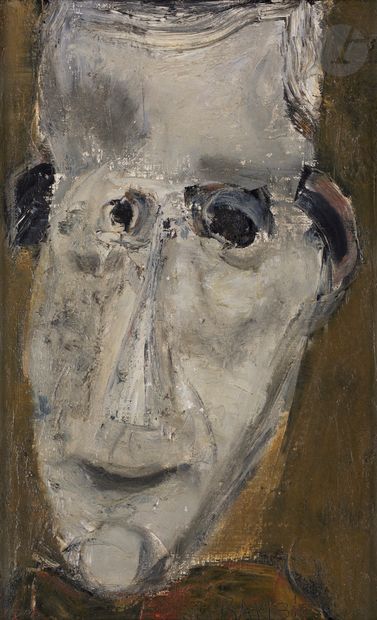 null Paul RAMBIÉ (1919-2020
)Head, Jojo, 1964Oil
on canvas.
Signed lower right.
Signed...