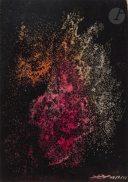 Adrien DAX (1913-1979)
Composition, 1951
Lavis...