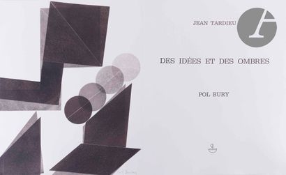null BURY (Pol) - TARDIEU (Jean).
Des idées et des ombres.
Paris : Éditions RLD [Robert...