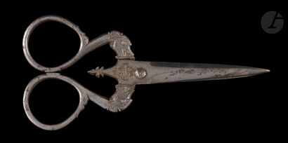 null Pair of tailor's scissors, Iran, late 19th - early 20th century
Made of steel...