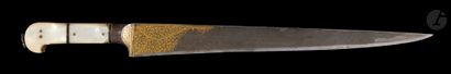 null Large khyber or salawar yatagan knife, Afghanistan, early 19th century
Long...
