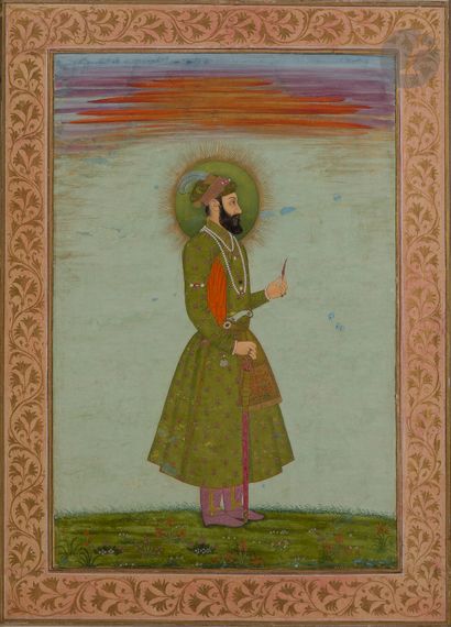 Portrait of Emperor Aurangzeb, India, probably...