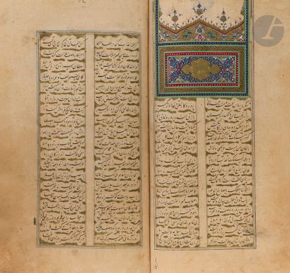 null SHAYKH MUSLIH AL-DIN SA’ADI (m.1292), Oeuvres complètes, Kolliyat, Iran, XVIIe...